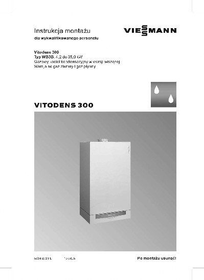Vitodens 300 Viessmann Vitodens  Typ WB3B